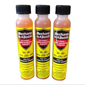 3-Pack Mechanic In A Bottle Fuel Gas Treatment Fix Ethanol Problems 2 & 4 Cycle